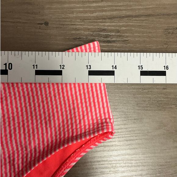 Brave Soul High Waisted Neon Stripe Bikini Bottom Size M - Picture 6 of 6